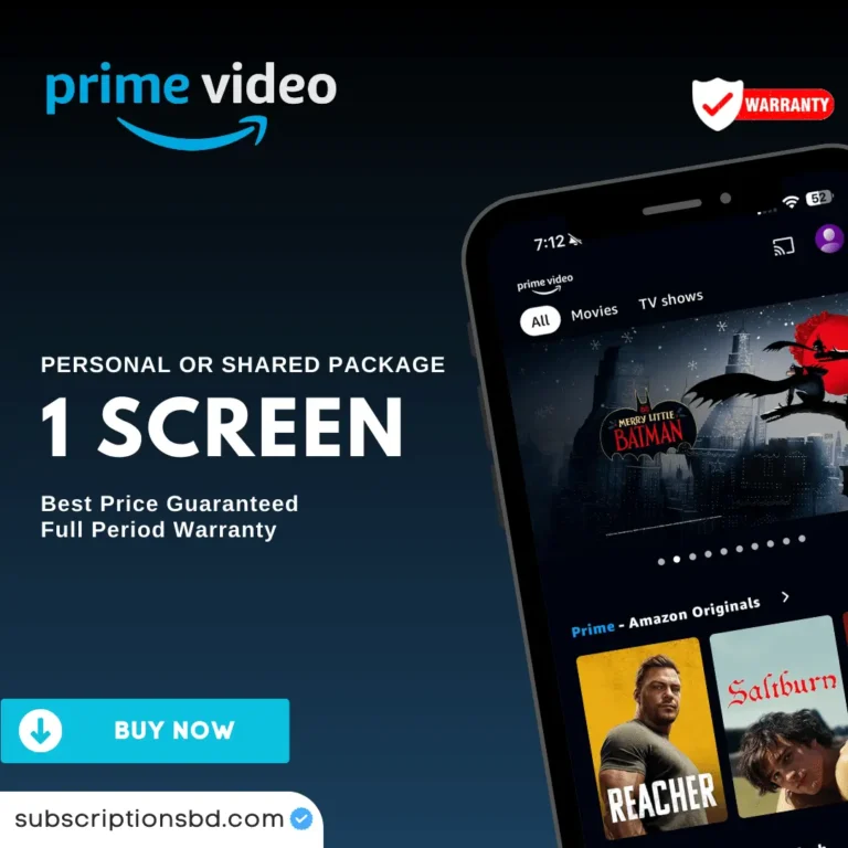 Prime Video price in bd