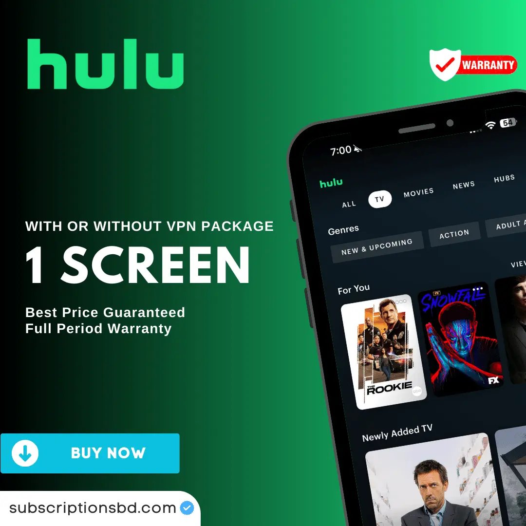 Hulu 1 Screen (Add-free)