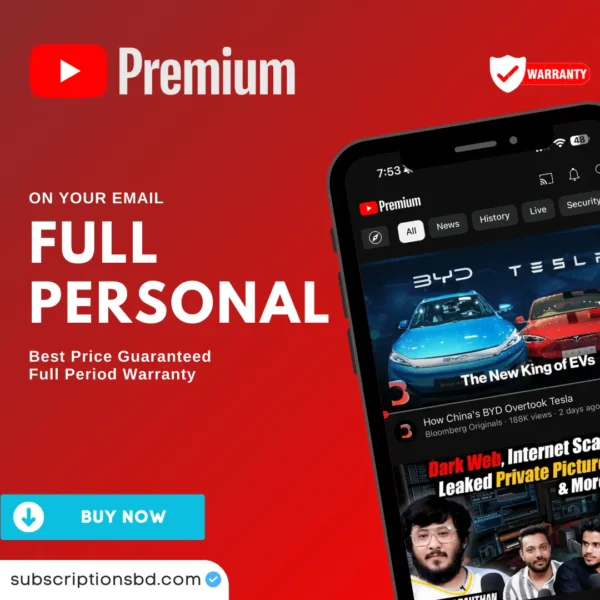 Youtube Premium price Bangladesh