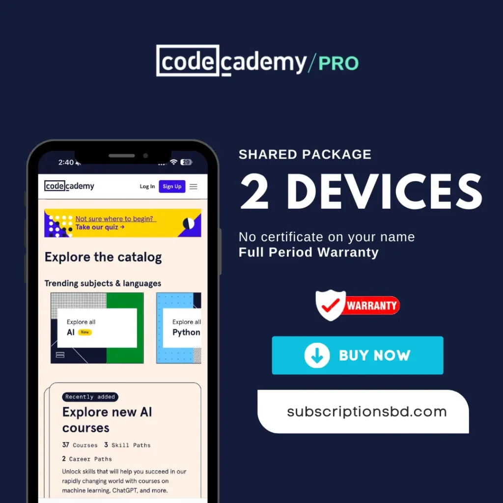 code academy pro