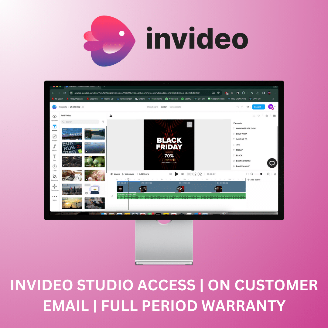 Invideo Premium (Unlimited Plan)