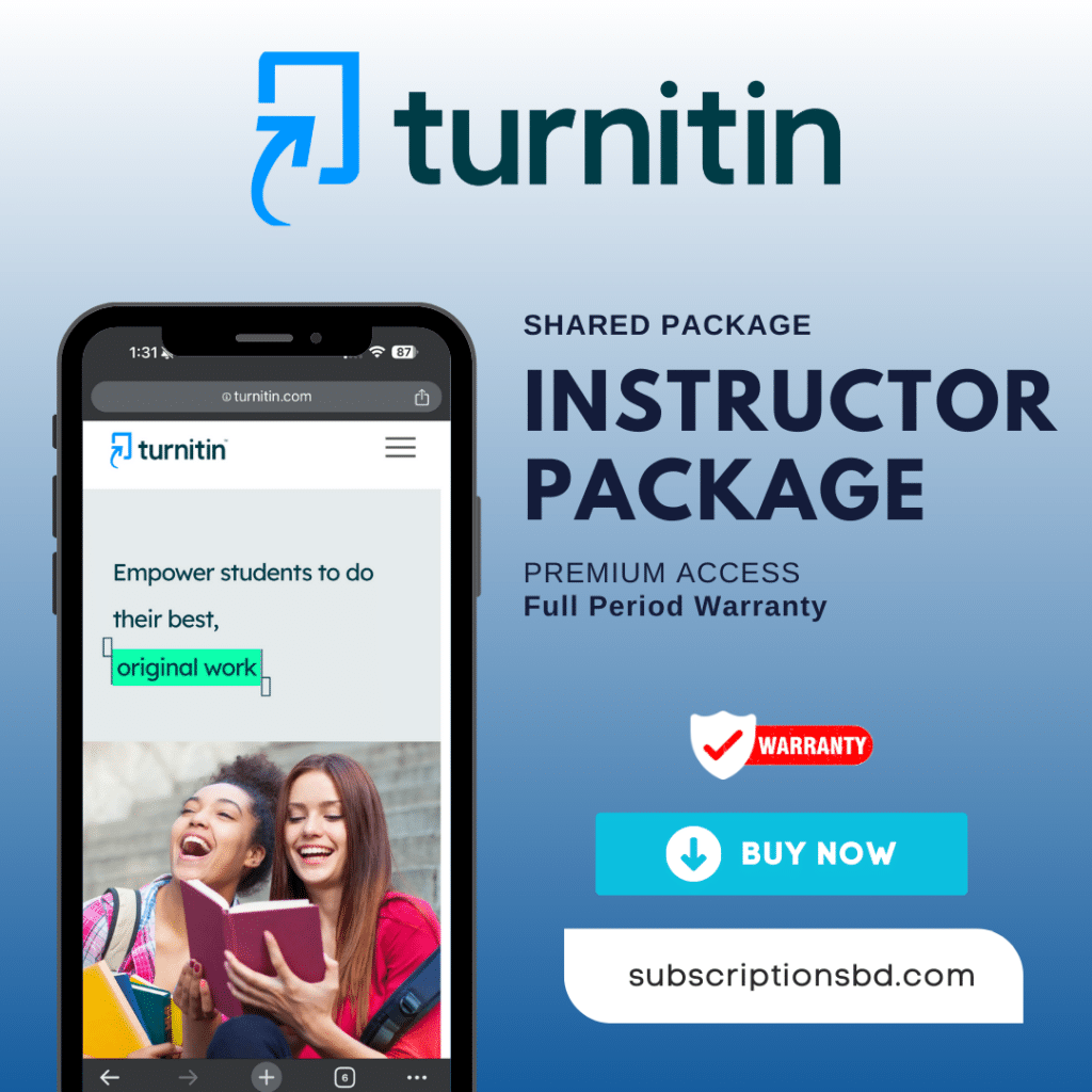 turnitin instructor account